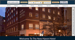 Desktop Screenshot of newhavenhotel.com